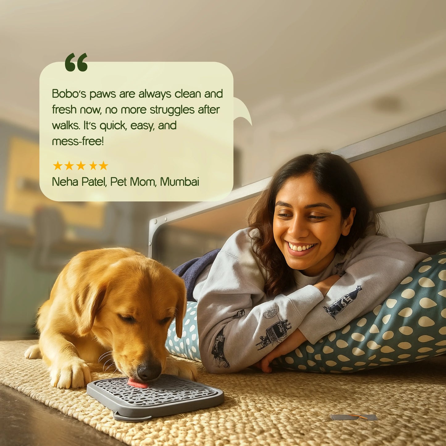 Dog Food Mat – Slow Feeder & Anxiety Relief Tool