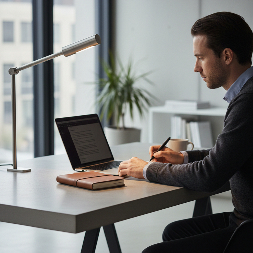 Calvira FlexiFold Desk Lamp