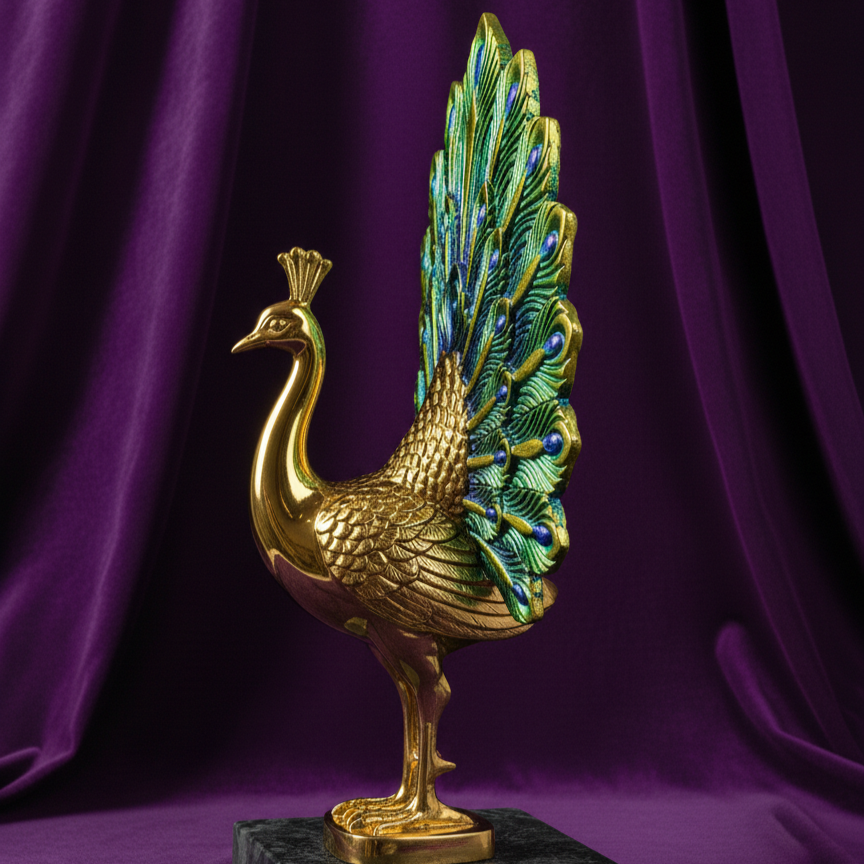 Calvira Regal Peacock Ornament