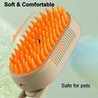 Upgrade 4 in 1 Pet Steam Groomer Comb