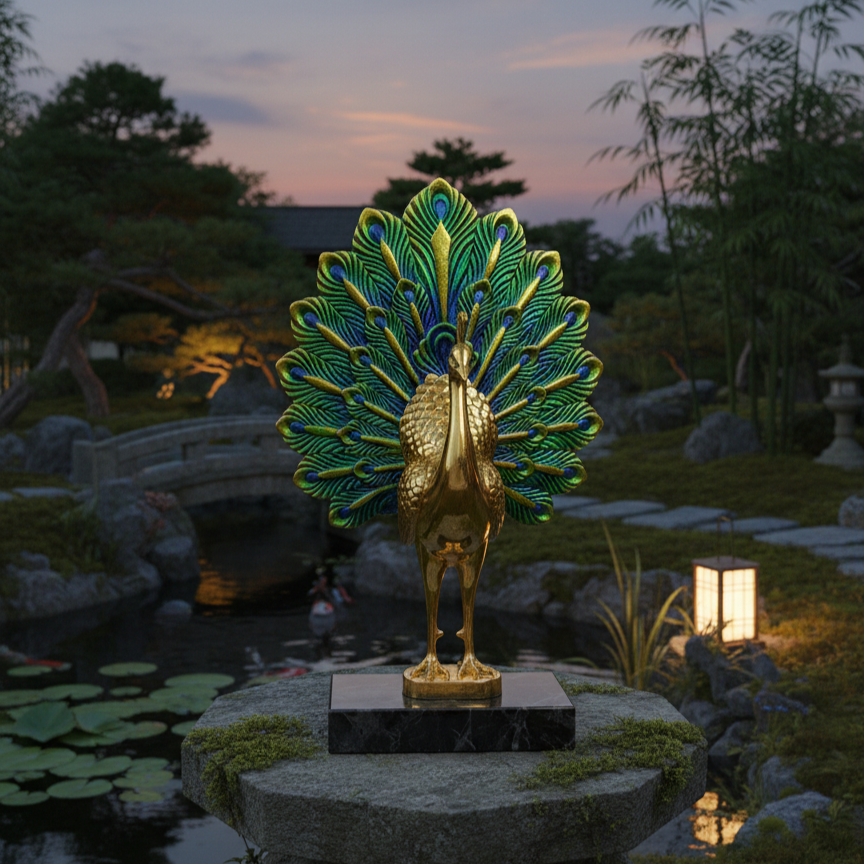 Calvira Regal Peacock Ornament