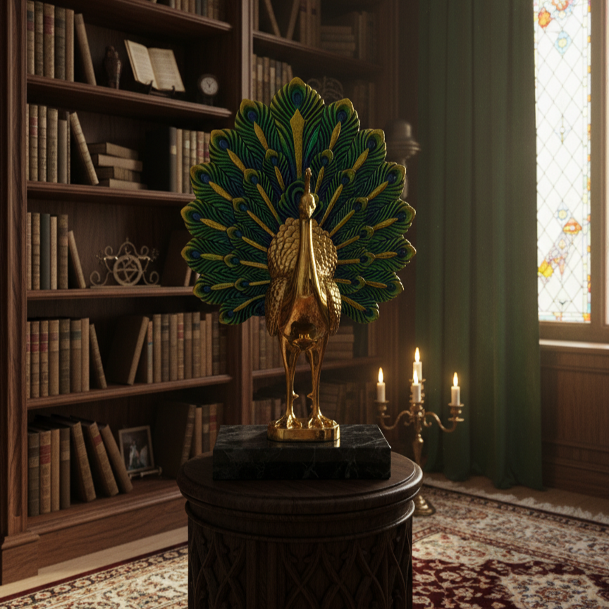 Calvira Regal Peacock Ornament