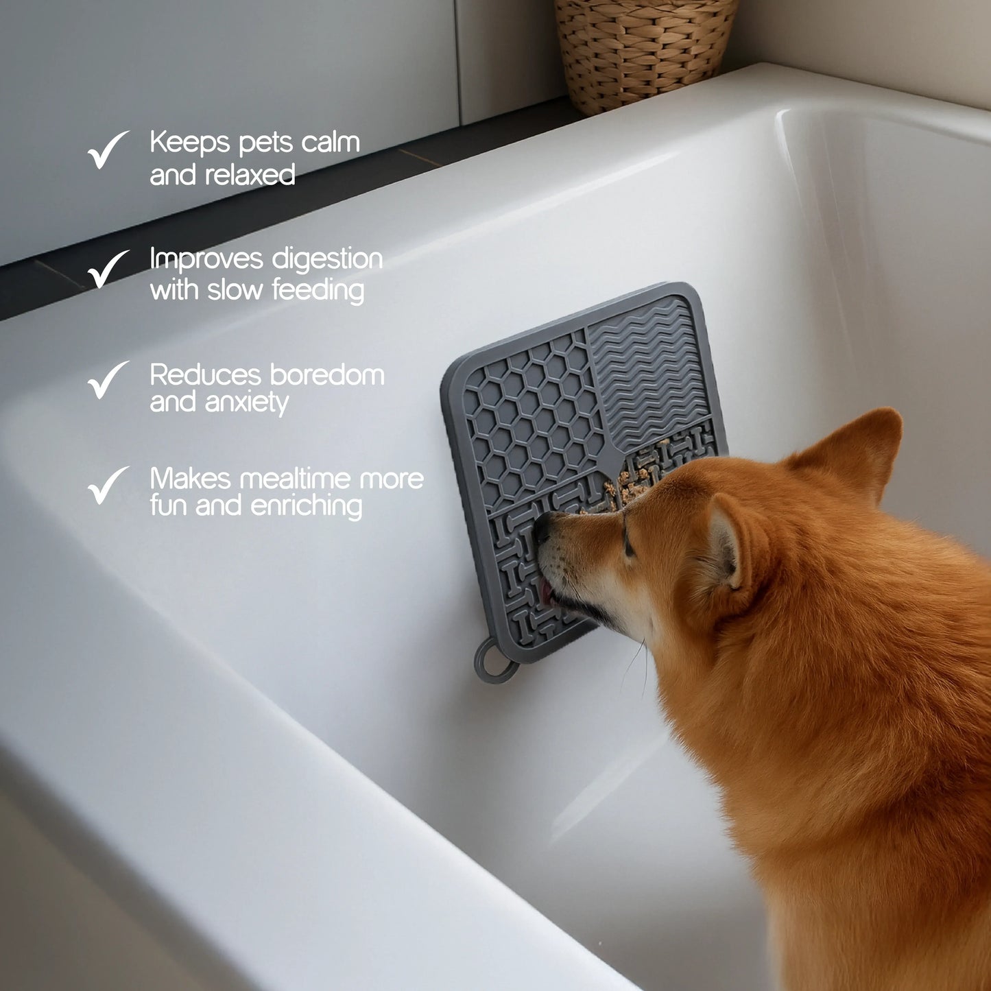 Dog Food Mat – Slow Feeder & Anxiety Relief Tool